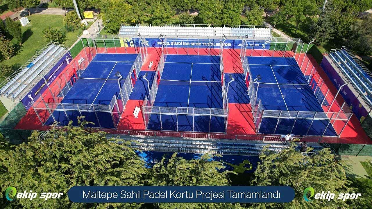 İstanbul Maltepe Sahil Padel Kortu Projesi 