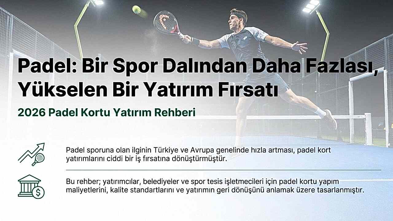 Padel Kortu Yapım Maliyeti 2026