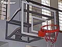Basketbol Potası Duvara Montaj Antreman 10 mm Cam (Ak) Panya 90 x 120 cm Yükseklik Ayarlı
