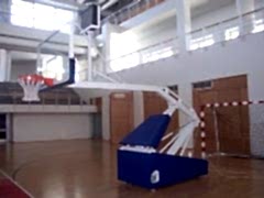 Profesyonel NBA Tipi Basketbol Potası 15mm Cam Panya 245cm