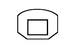 Basketbol  Panyası MDF Amerikan PANYA  90 X 120 CM